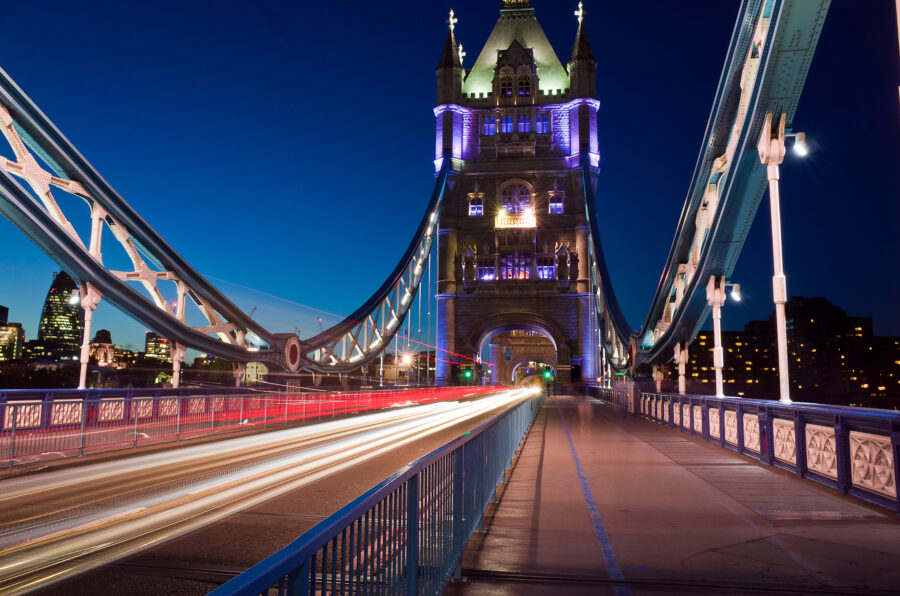 Tower Bridge At Night